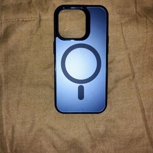 Blue Phone Case with MagSafe Compatibility